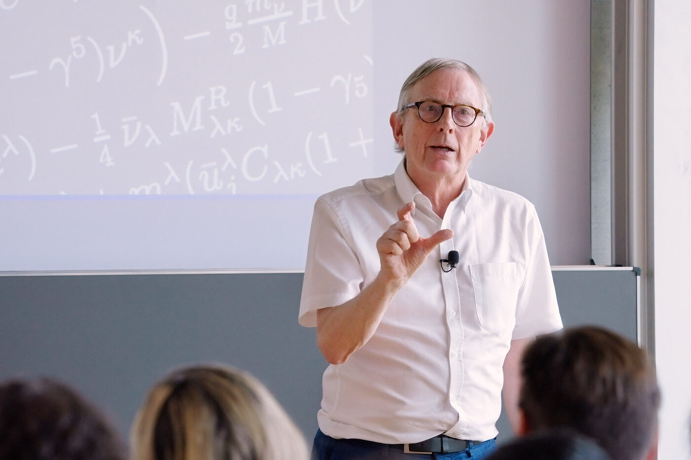 Graham Farmelo speaking at the Max Planck Institute for Physics