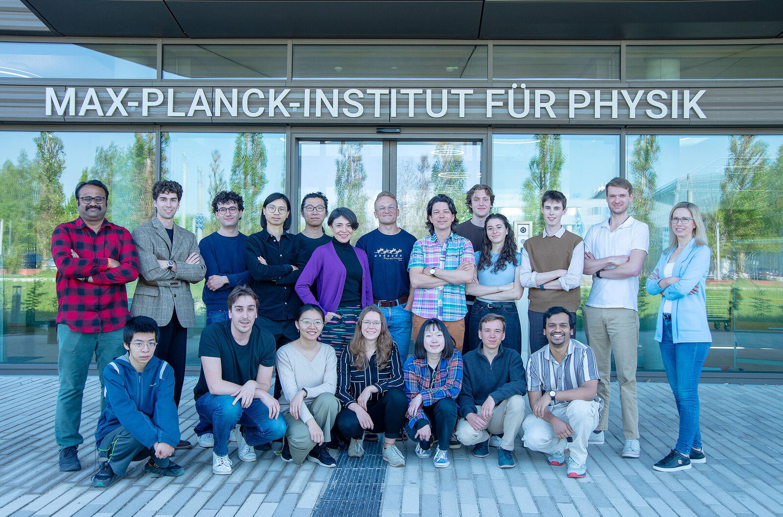Group photograph of the Department for Quantum Field Theory